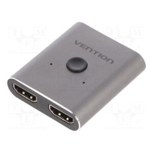 Vention 2-Port HDMI Bi-Direction Switcher Silver