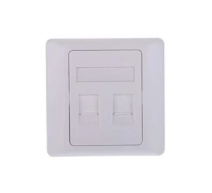 Network Faceplate 86*86 2 port