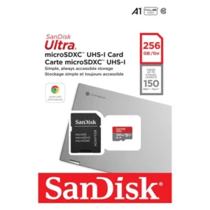 SanDisk MicroSD CLASS 10 150MBPS 256GB with Adapter