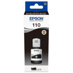INK CART EPSON 110 Black Ink for Eco Tank M3170 , M2120 ,M1120,  M3140, M1180, M1100,  M2170, M1170,M3180 ,M 2140,  M1140