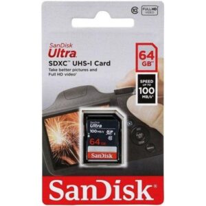 SanDisk Ultra® SDHC™ card and SDXC™ card Up to 100MB/s - 64GB