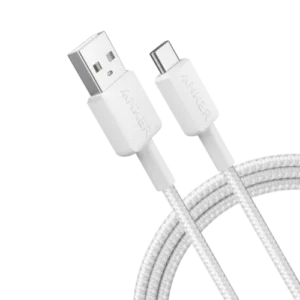 Anker 322 USB-C to Lightning Cable 6ft Braided White
