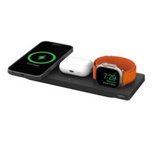 Belkin Boost Charge 3-in-1 Wireless Charger Pad Black