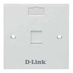 D-Link NFP-0WHI11 Single Faceplate with Shutter & ID Plate - White