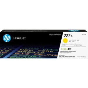 HP 222A Yellow Original LaserJet Toner Cartridge - W2222A