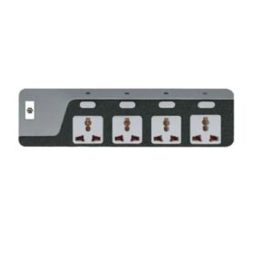 Lightwave 4-Way 3M USB Surge Extension