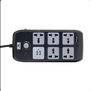 Lightwave 5-Way 3M USB Surge Extension