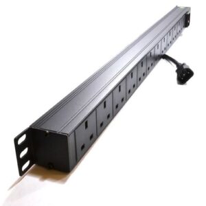 MTN 12-way UK Plug PDU Black