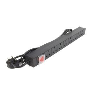 MTN 8-way UK Plug PDU Black