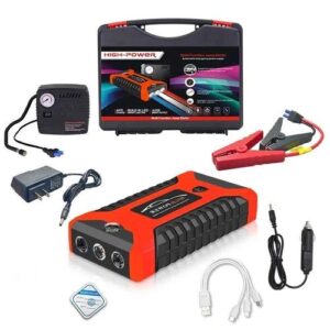 Portable Car Jump Starter with Air Compressor