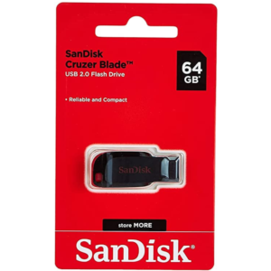 SanDisk Cruzer Blade USB Flash Drive 64GB