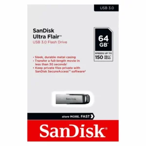 SanDisk Ultra Flair 3.0 USB Flash Drive 64GB