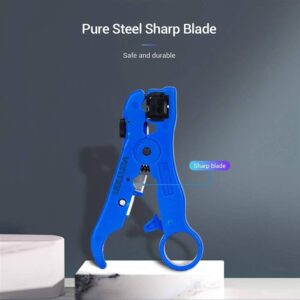 Vention Coaxial Cable Stripper Blue