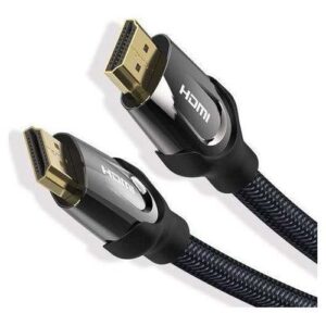 Vention Nylon Braided HDMI Cable 1M Black Metal Type