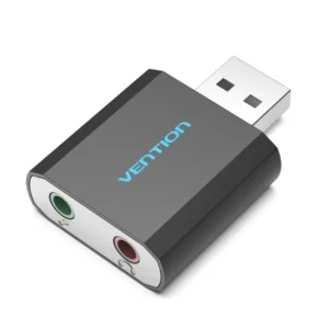 Vention VAB-S17-B USB External Sound Card Enhanced Audio