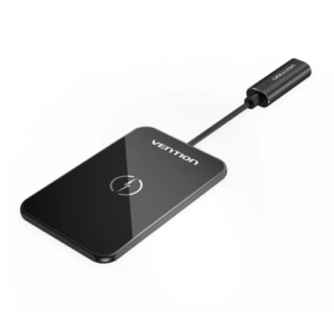 Vention Wireless Charger 15W Ultra-thin Mirrored Surface Type 0.05M Black