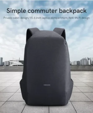 Kingsons 15.6" Anti-Theft Series Laptop Backpack- Black (KS3149W)