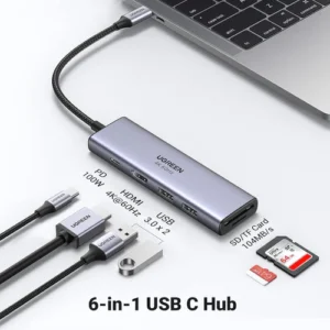 UGREEN 6-in-1 USB-C Multifunction Hub CM511