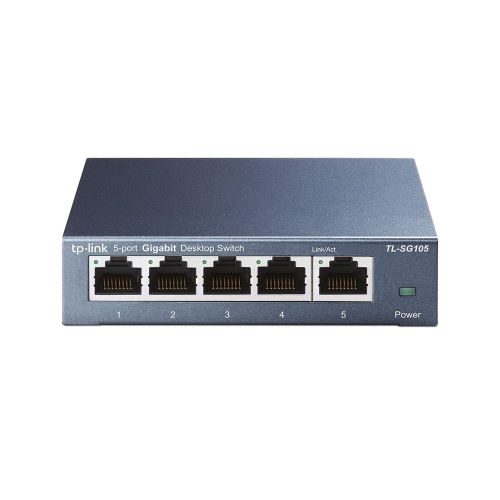 TP-Link TL-SG105 5-Port Gigabit Desktop Switch.